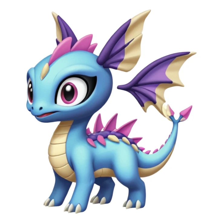 Meloetta-Cresselia-Palkia-Spyro-Toothless-Stitch-Fakémon-creature-hybrid sticker