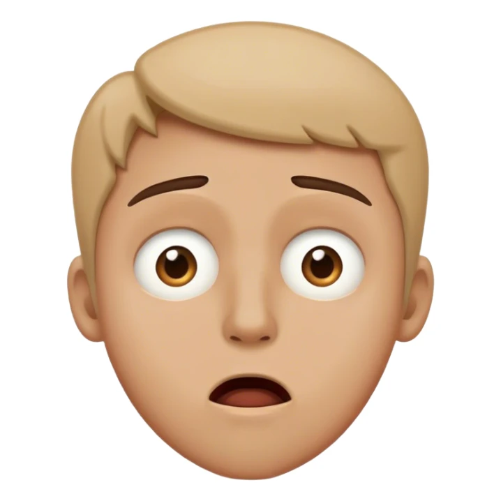 – Mouth slightly open, eyes looking upward in a desperate search for lost thoughts. sticker