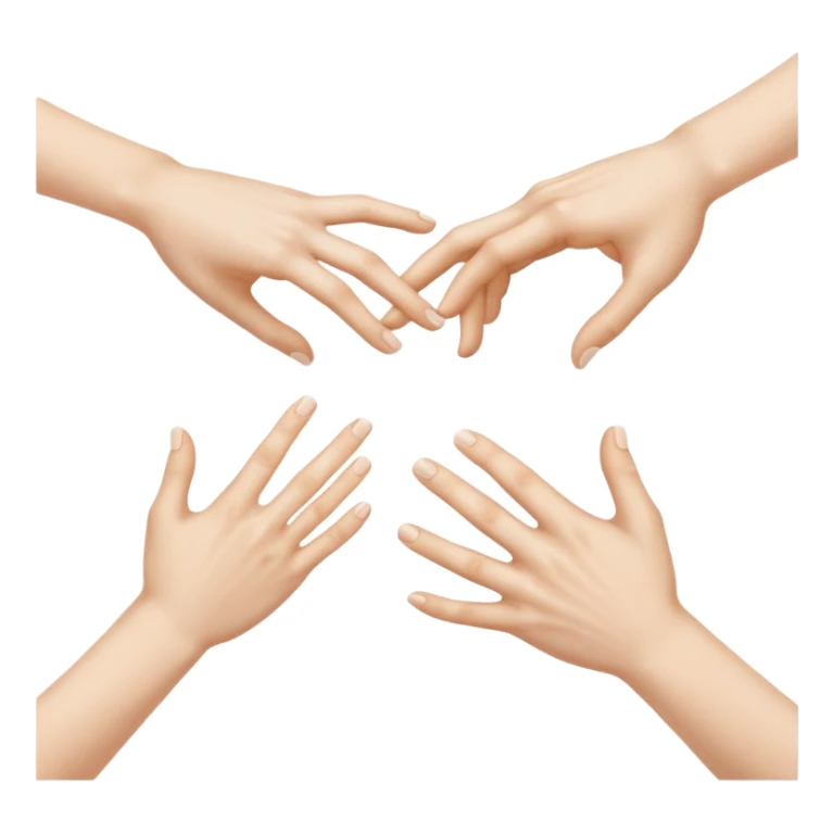 Las manos del la obra “La creación de Adán” sticker