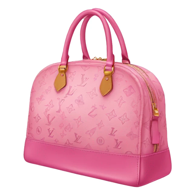 LV BAG pink in the inside of the bag  sticker