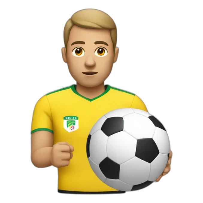 football yellow card  sticker