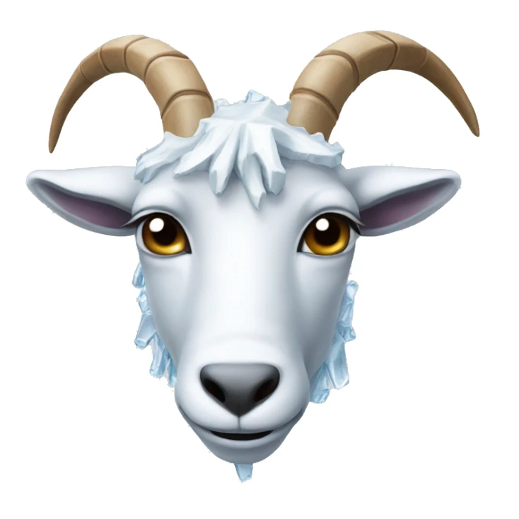 GOAT made of ice sticker