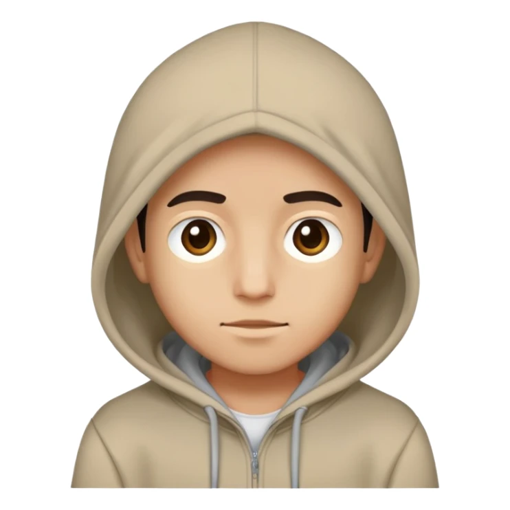 Yotam wearing a hoodie sticker