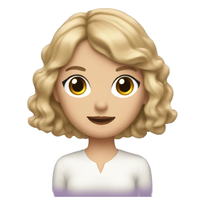 A taylor swift evermore themed emoji sticker