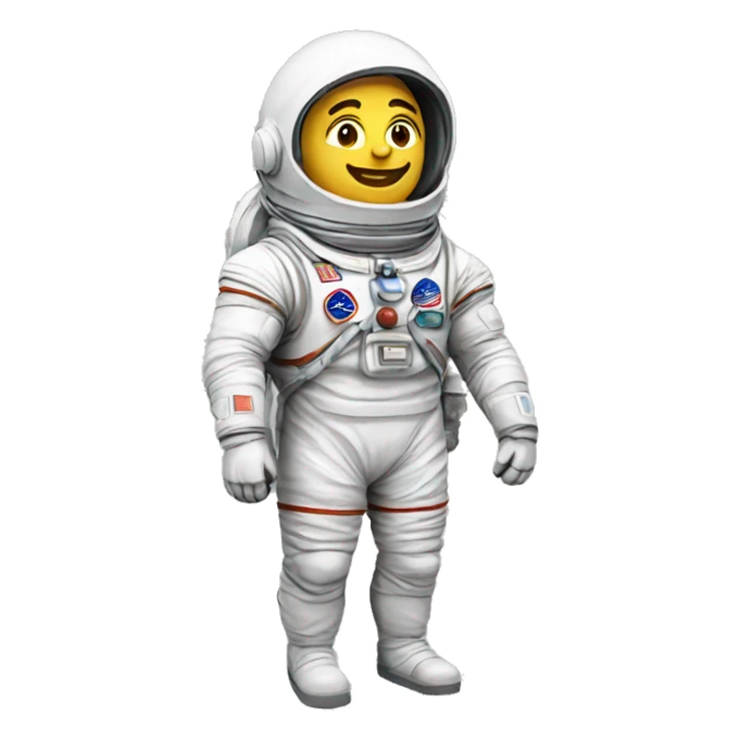 Greek statue of an astronaut sticker