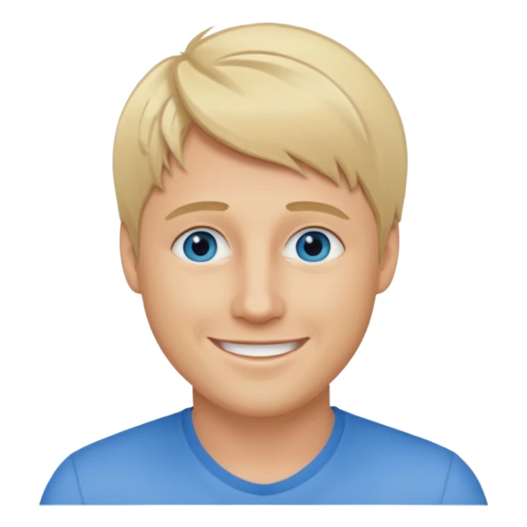 Kian Egan blonde hair, blue eyes sticker