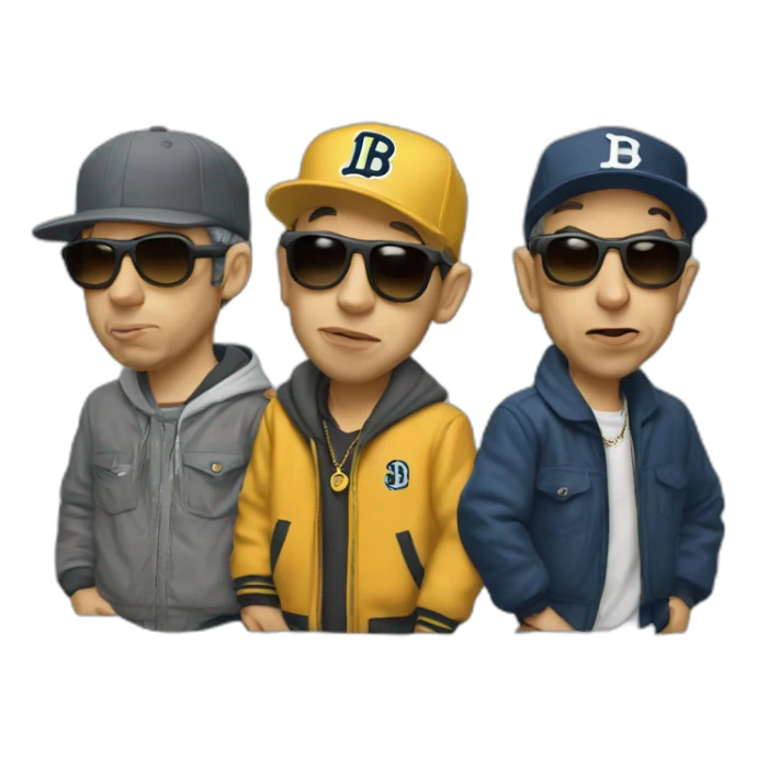 Old beastie boys emoji sticker