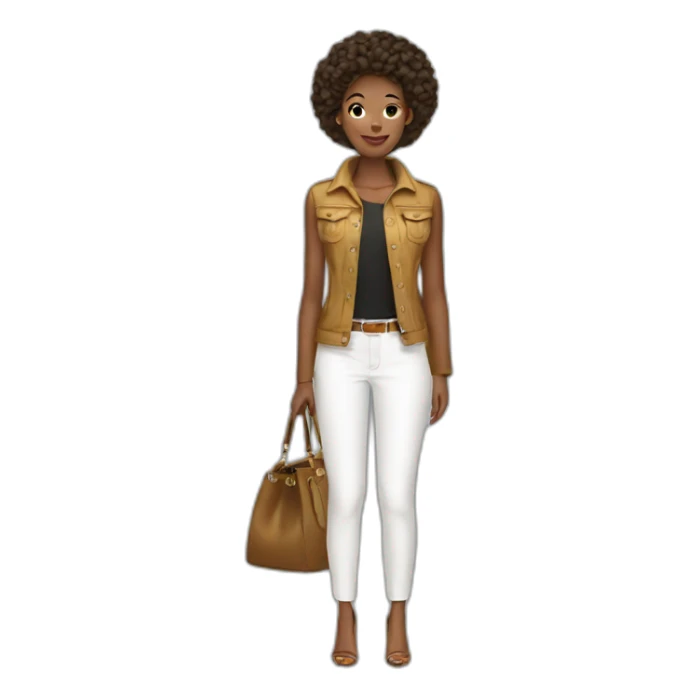 fashion woman sticker