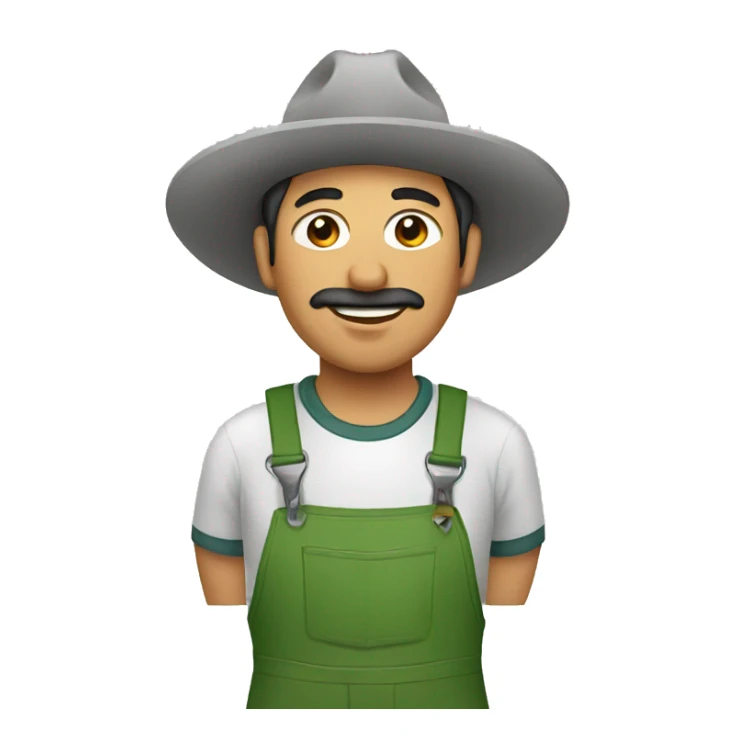 Mexican gardener sticker