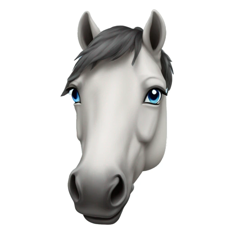 Norsiker horse portrait with blue eyes sticker