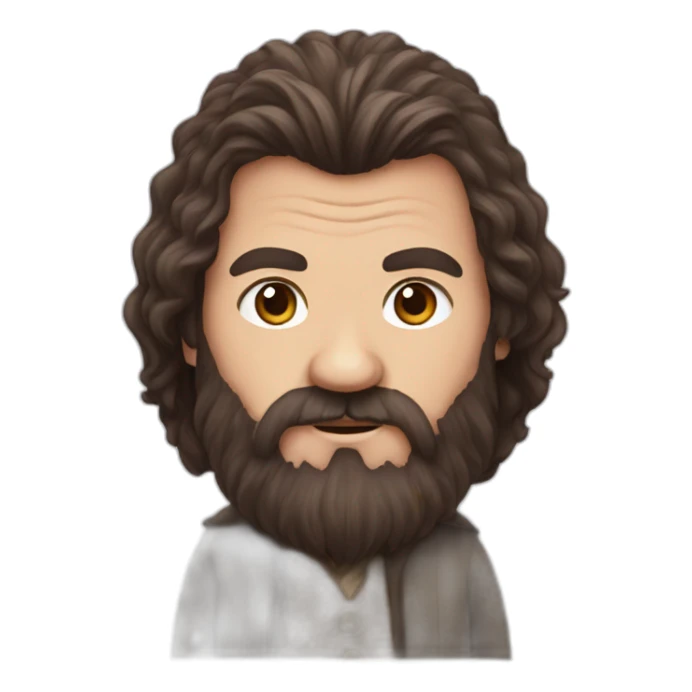 Hagrid from the Harry Potter movies sticker