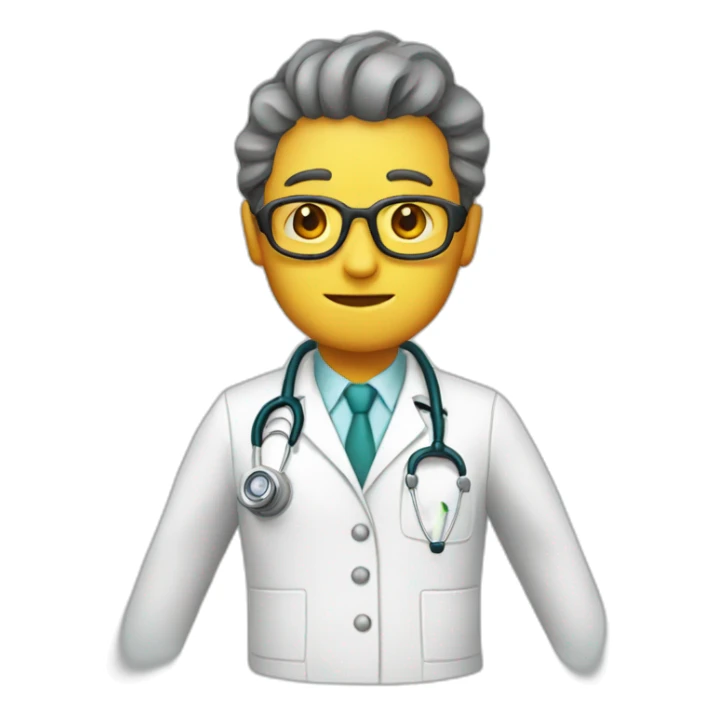 HALOWEEN COSTUME OF A DOCTOR sticker