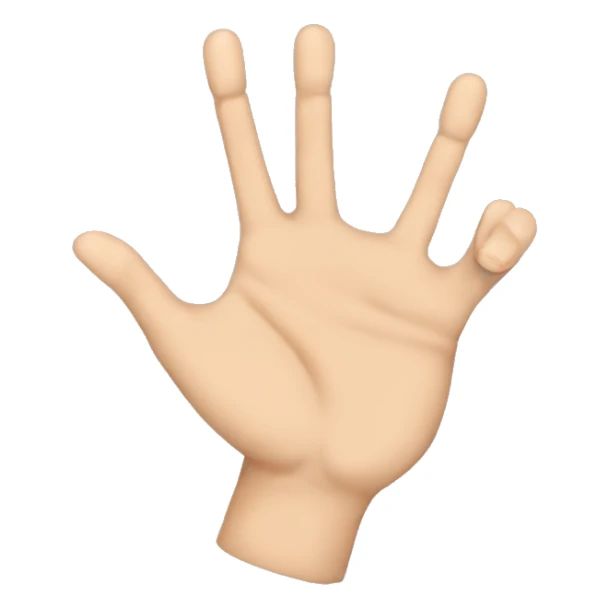 Hand gesture with fingers interlocked except for the index fingers which will touch tips and create a pointed arch sticker