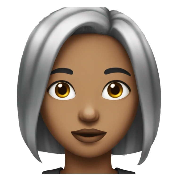 Black baddie sticker