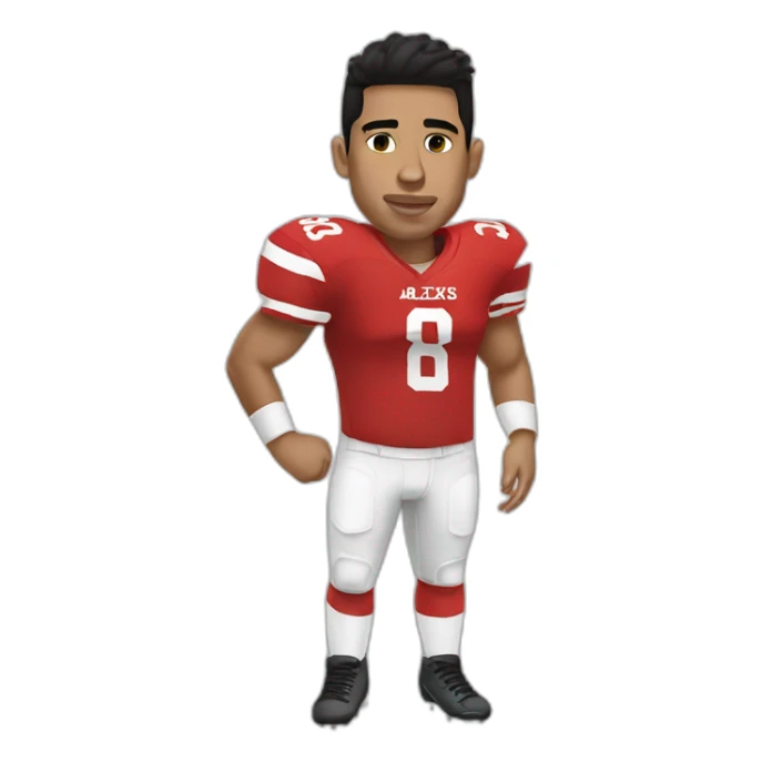 alexis salas football player sticker