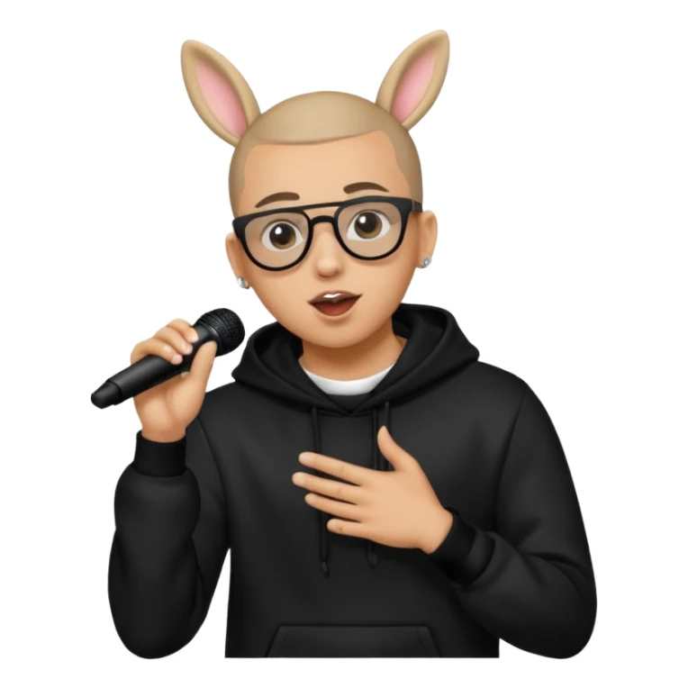 Bad Bunny Light Trap Singer Singer Bad Bunny  sticker