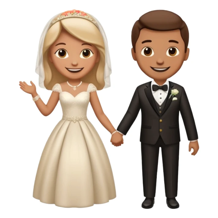 a man and woman its their marriage  sticker