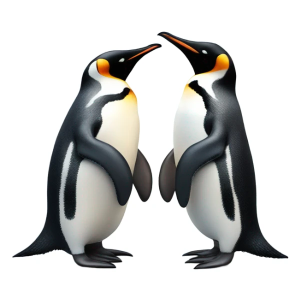 Penguin smooch  sticker