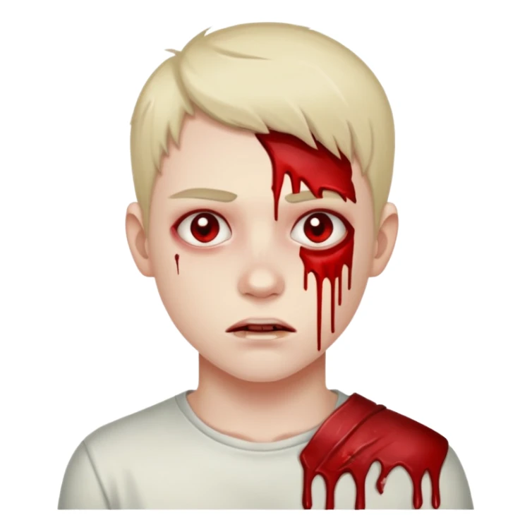 🧟‍♂️ but a young human with only the cuts sticker