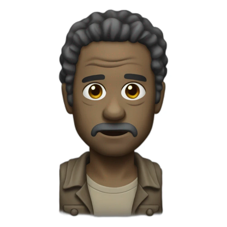 A Walker of the walking dead sticker