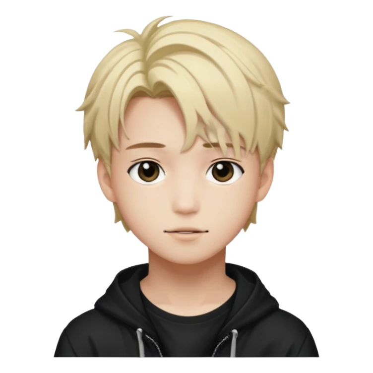 Quiero un emoji con el rostro de Félix de straykid sticker