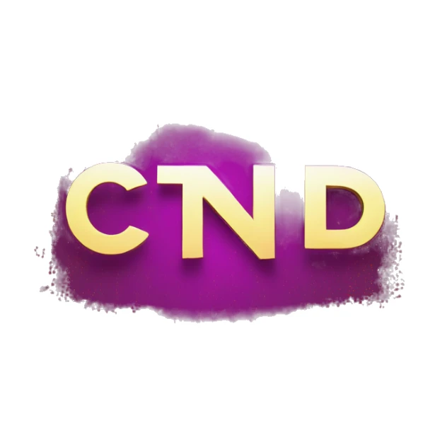 music festival logo with the letters "CTND" sticker