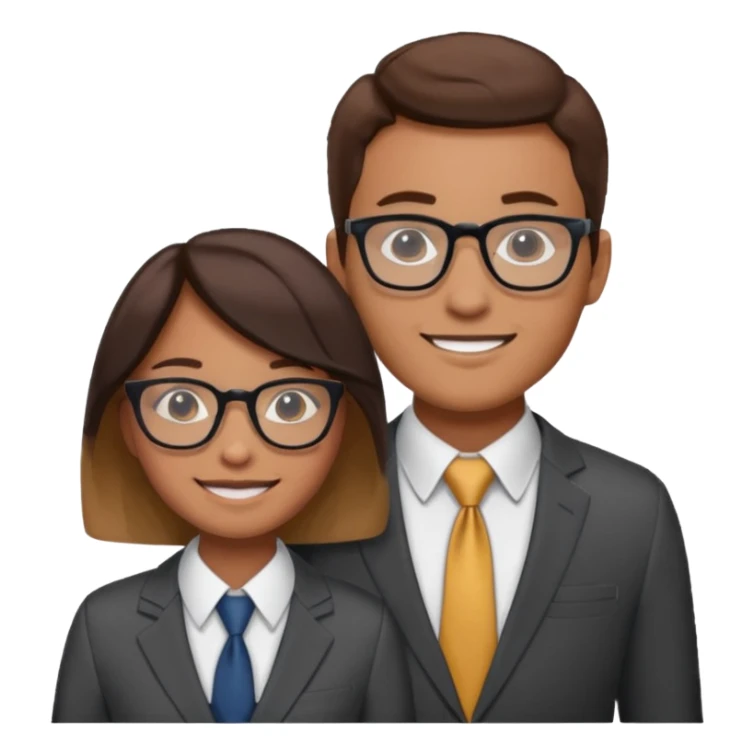 i need an image of a man named clyde who provides basic credit reports. his girlfriend bonny is abind market analyst sticker