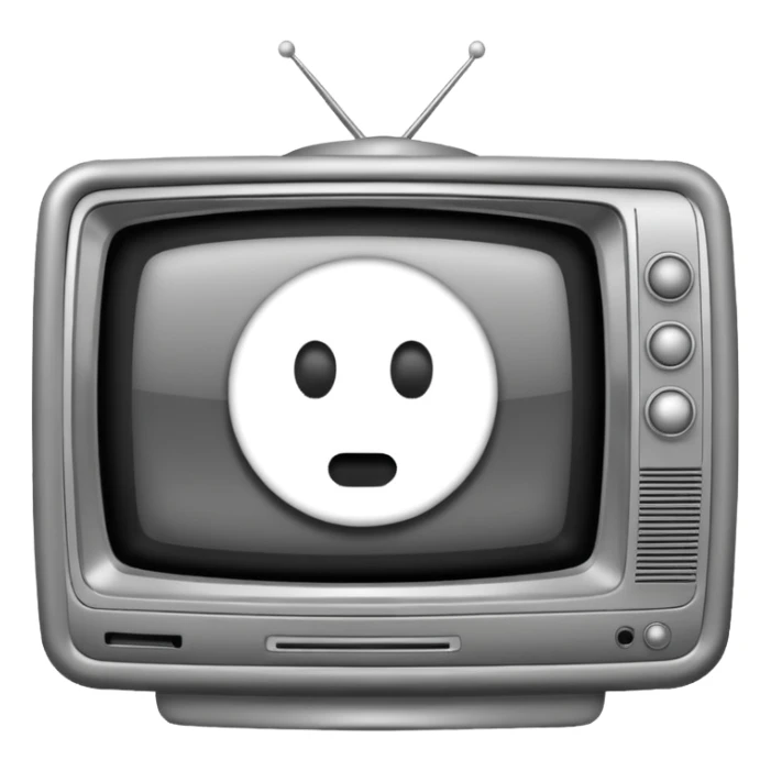 television static(snowy) from the Ring movie sticker