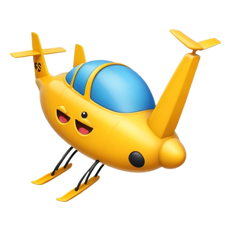 crée un emoji qui vole sticker