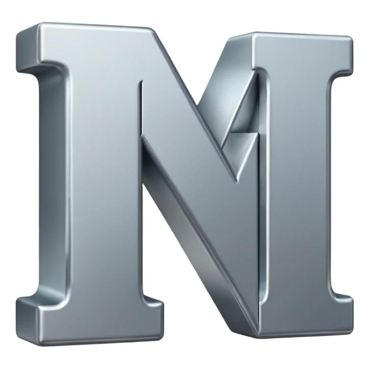 two letters beside eachother the first one says N and the second says O sticker