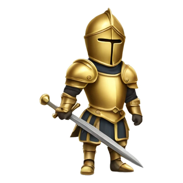 knight of zodiac libra with gold armour sticker