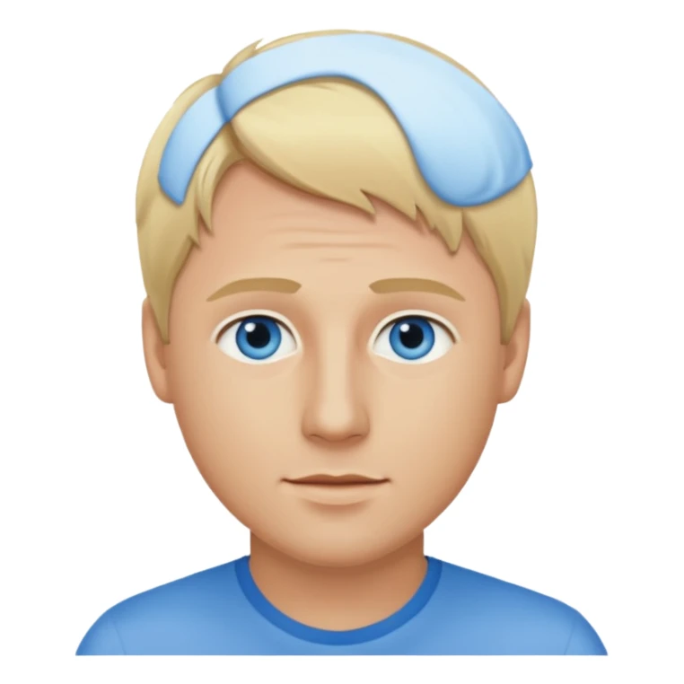 Kian Egan blonde hair, blue eyes sticker
