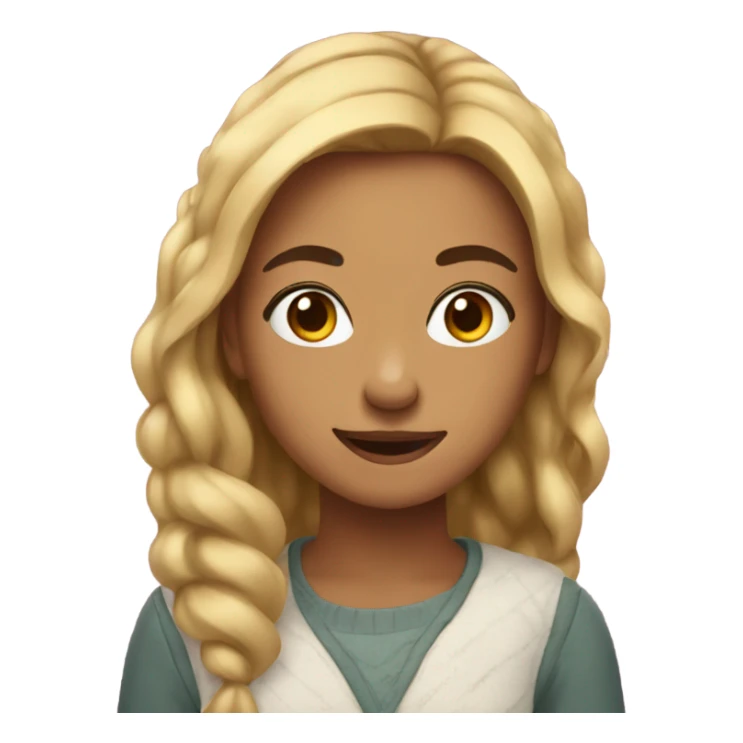 Girl who just finished vlogmas sticker