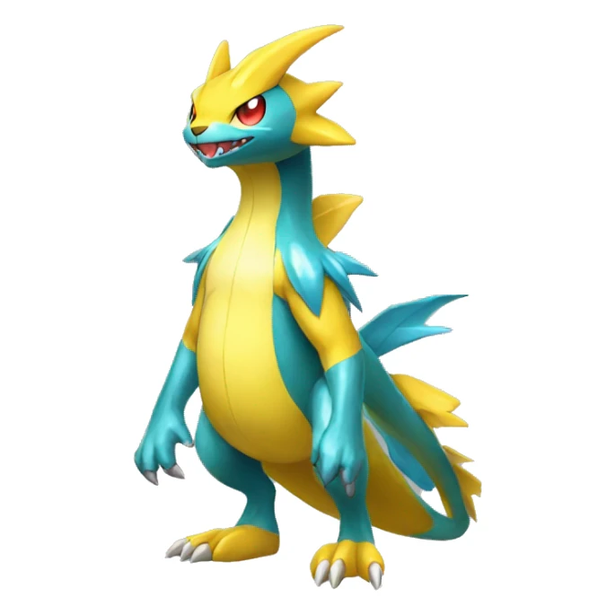 Shiny Fakémon-Pokémon-Creature Full Body sticker