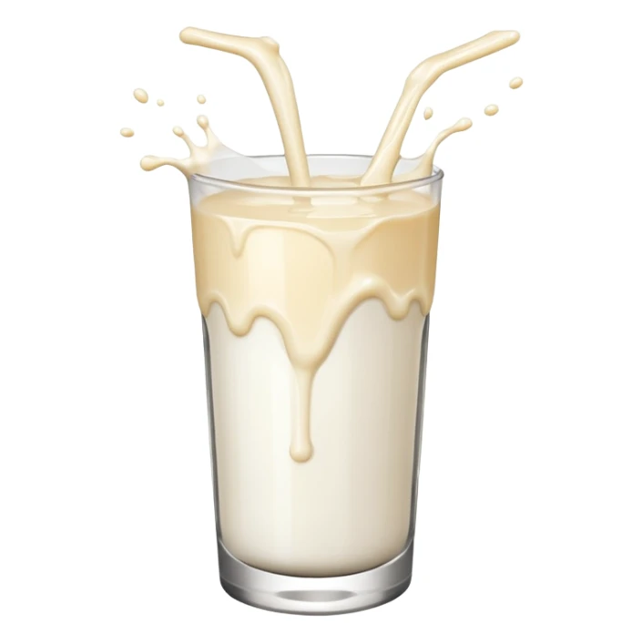 A splash of milk sticker