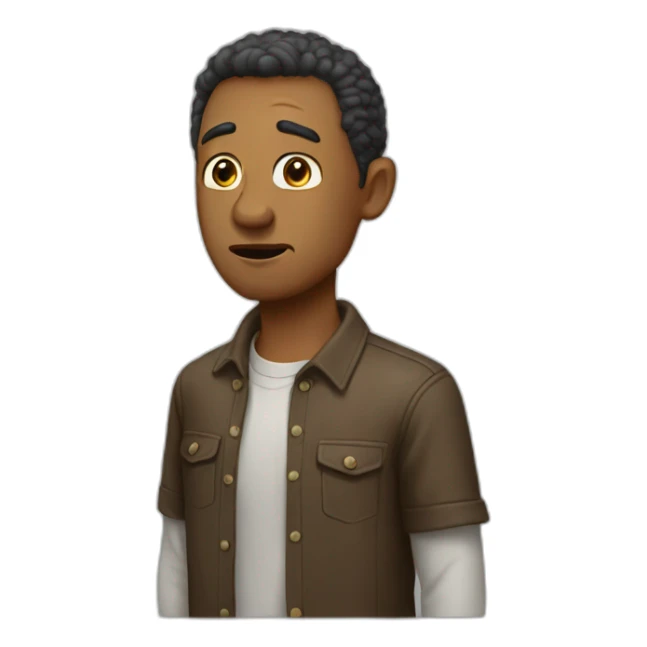 a man who wanted to say something but now it's not sticker