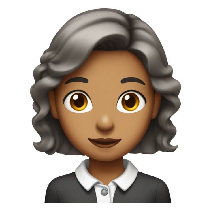 Girl wearing a collar  sticker