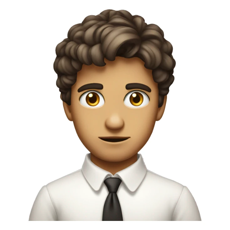 a rich italian boy with a psycho manipulative look in his eyes sticker