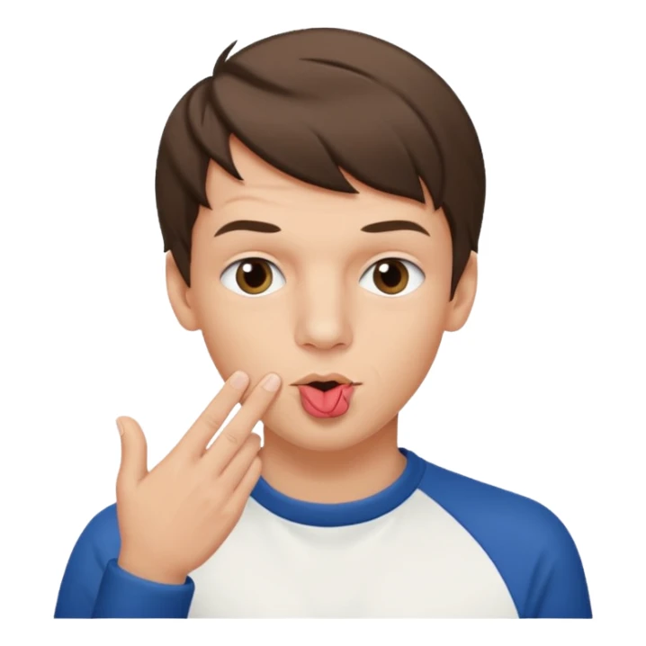 louis tomlinson blowing a kiss sticker