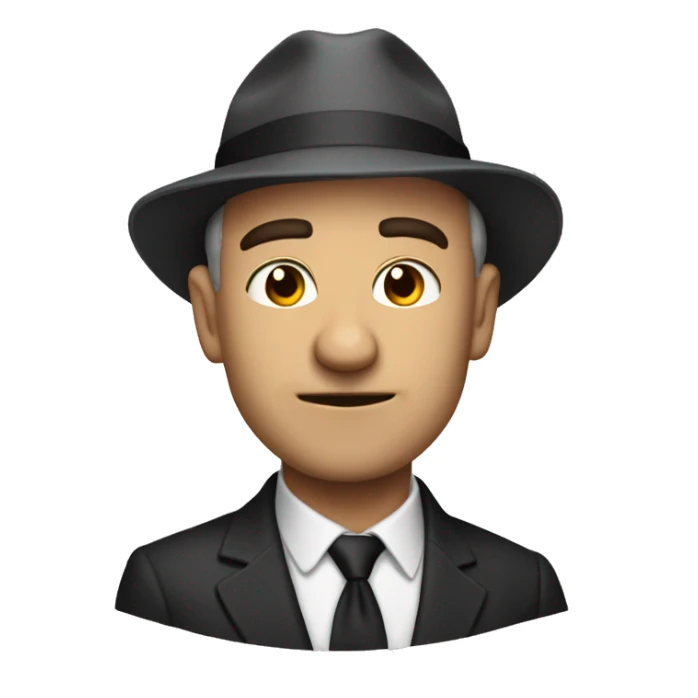 the Oppenheimer meme but emoji style sticker