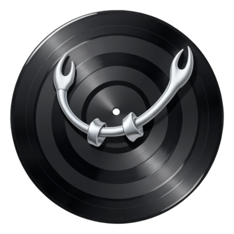 A vynil of Conan Gray's wishbone sticker