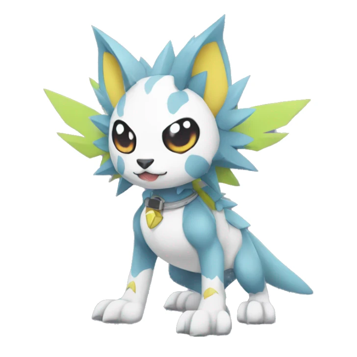  kawaii cool edgy Digimon-Fakemon-animal full body sticker