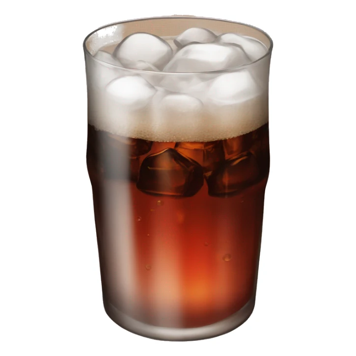 glass of coke sticker