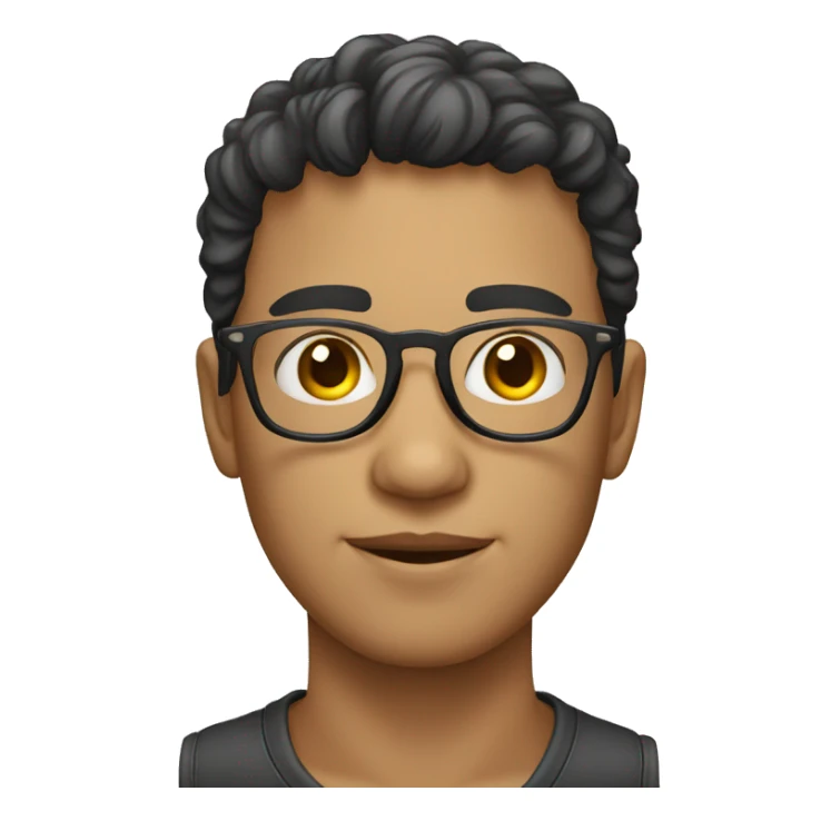 Un joven con lentes muy atractivo  sticker