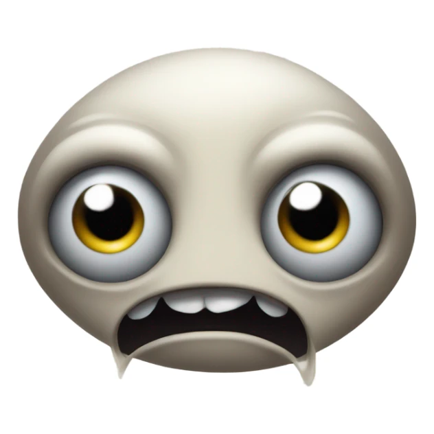 Ink monster with one eye and no mouths sticker