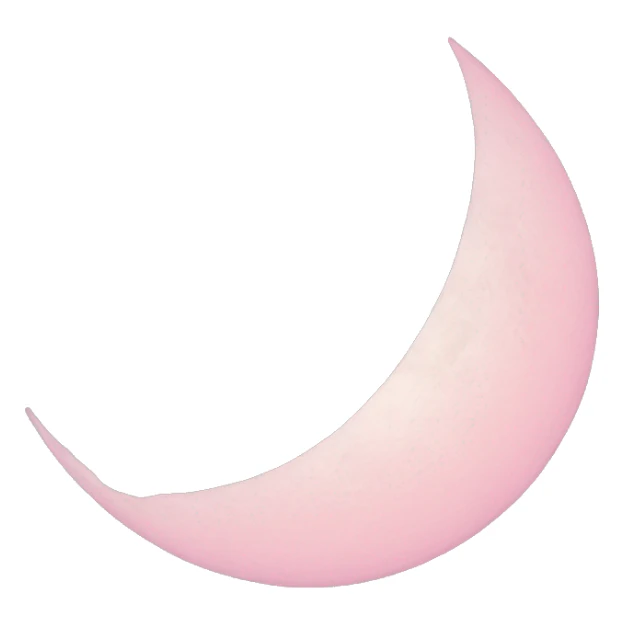 pastel pink moon sticker