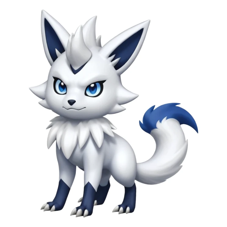 Shiny Zangoose-Absol-Meowstic-Fakémon-hybrid-creature (full body)  sticker