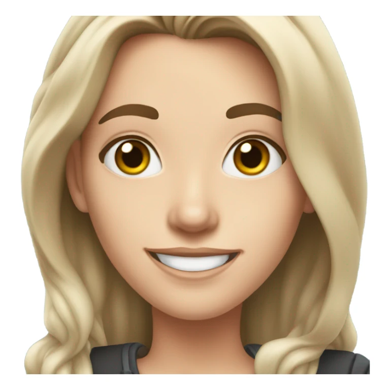 Brunette white Girl taking selfie with her phone sticker