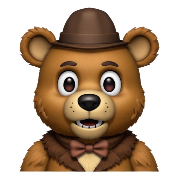 Freddy Fazbear (small hat) from Five Nights At Freddy's Movie sticker