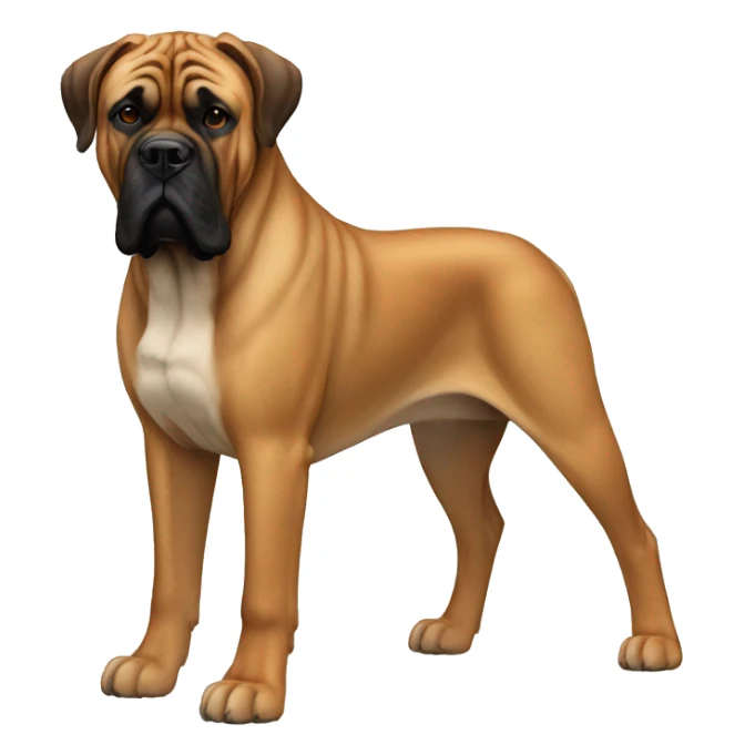 Bullmastiff Dog Breed Full Body sticker